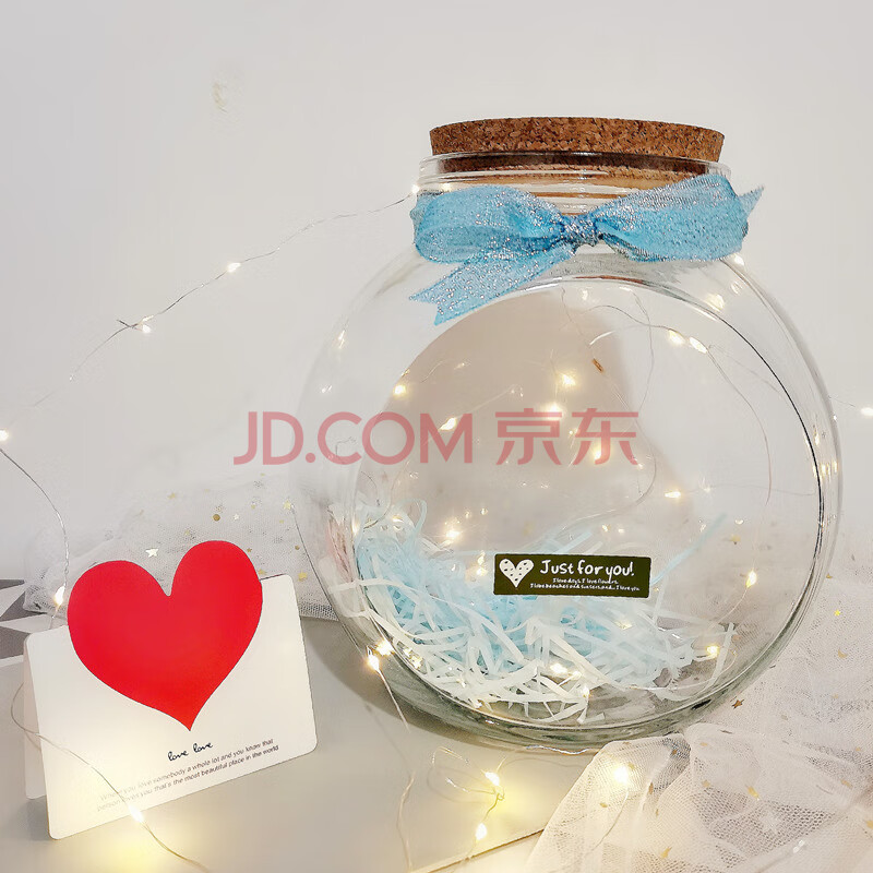 千纸鹤折纸瓶子星星折纸许愿瓶玻璃漂流空瓶木塞装幸运星千纸鹤diy