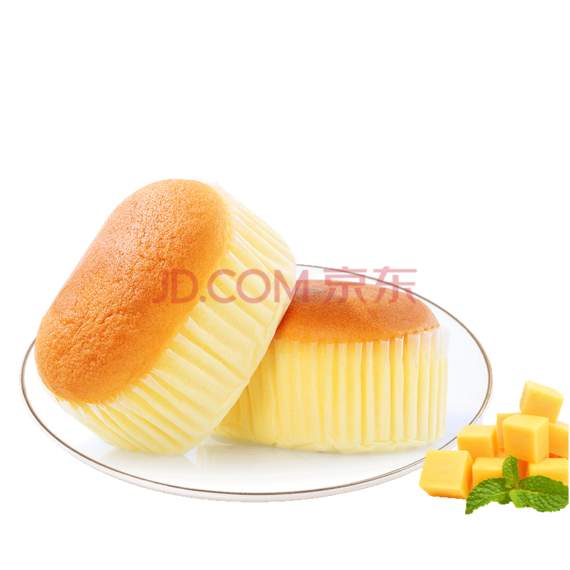 良品铺子半蒸芝士蛋糕糕点面包芝士味网红早餐下午茶休闲小吃零食 204g