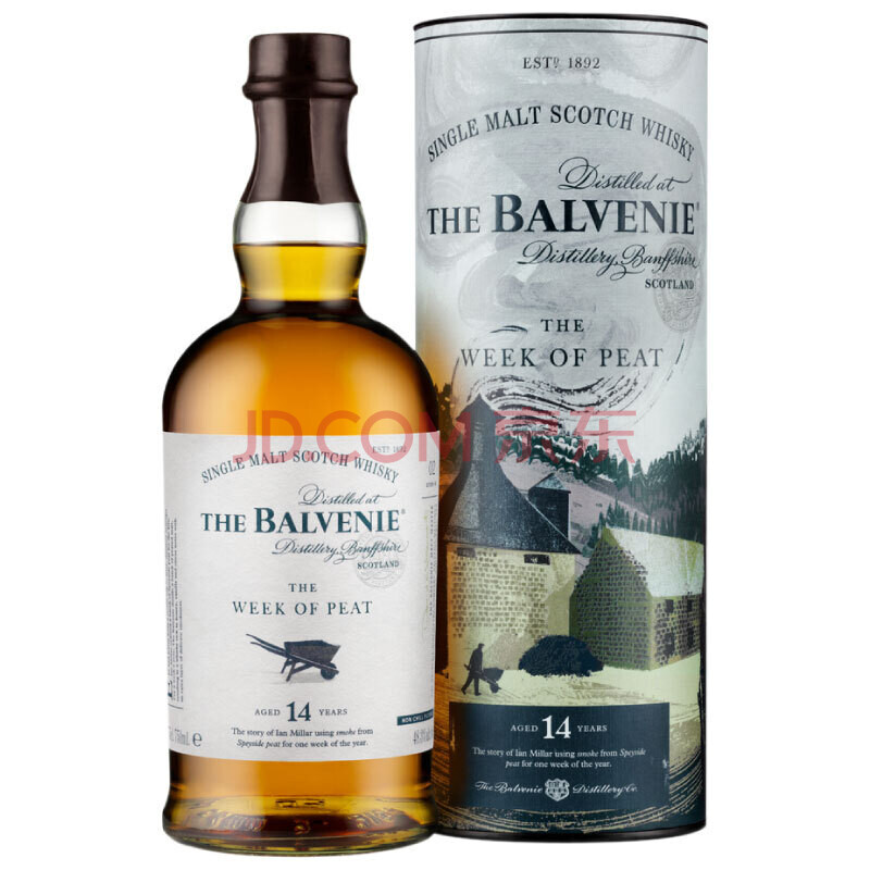 苏格兰百富the balvenie 洋酒 百富14年故事 单一麦芽苏格兰威士忌700