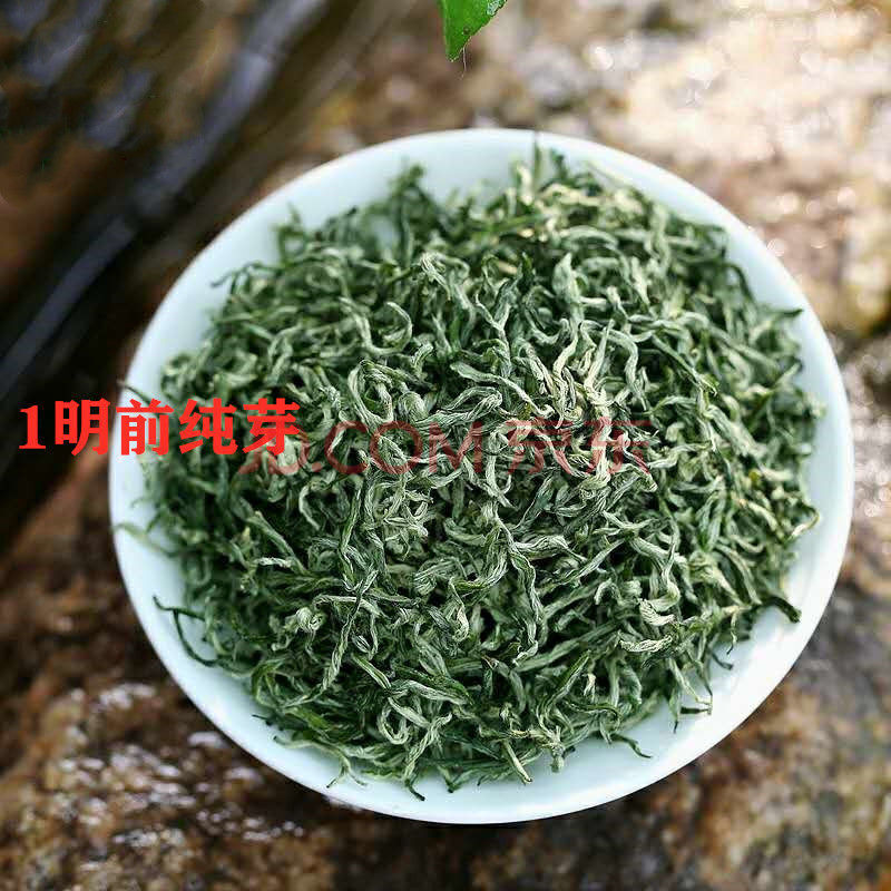 蒙顶甘露绿茶四川早春纯单芽浓香型蒙顶山云雾茶2021新茶500g袋装 1