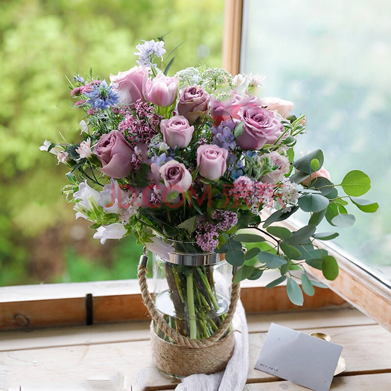 【每周一花】包月鲜花一周一花玫瑰花百合混搭北京上海深圳广州重庆