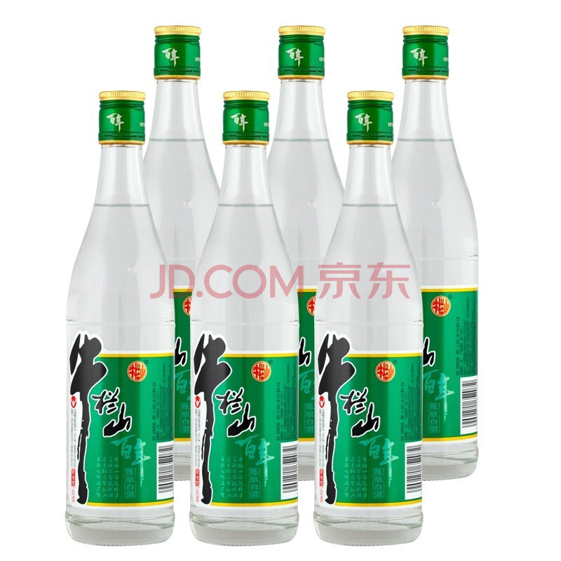 牛栏山 白酒 百年陈酿金罐三牛 浓香型 北京二锅头 43度 500ml*6瓶