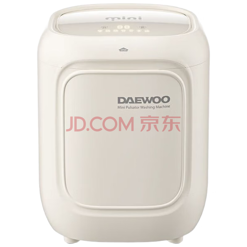 大宇（DAEWOO）内衣洗衣机 迷你家用折叠洗衣小型洗袜子神器宿舍半自动宝宝婴儿洗衣机免安装 FM01灰藕紫