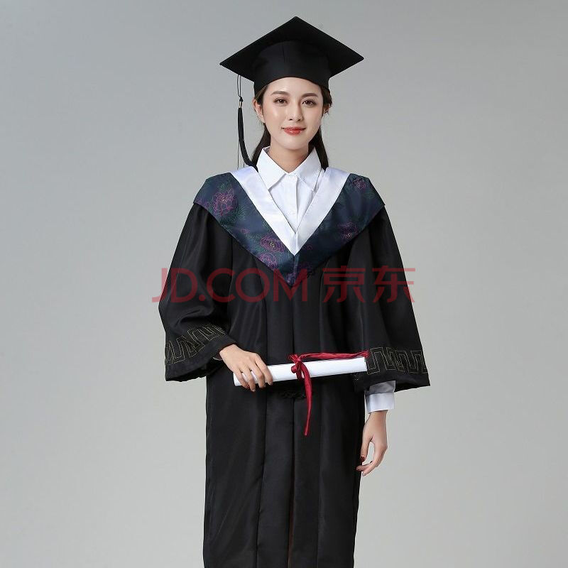 学士服学位服毕业礼服文科工科中大学生硕博士学位服成人毕业服 医科