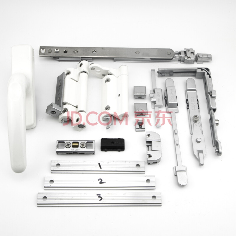 内开改内倒窗 平开改上悬窗 内开内倒件 断桥铝门窗五金配件 白色合页