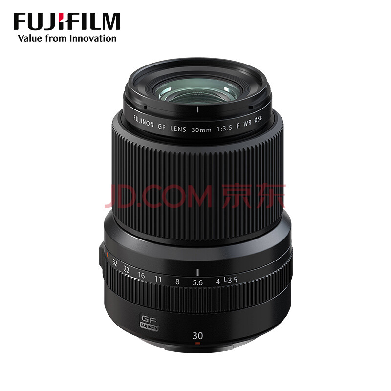 富士(fujifilm)中画幅镜头 gf镜头 定焦系列 gf 30mmf3.