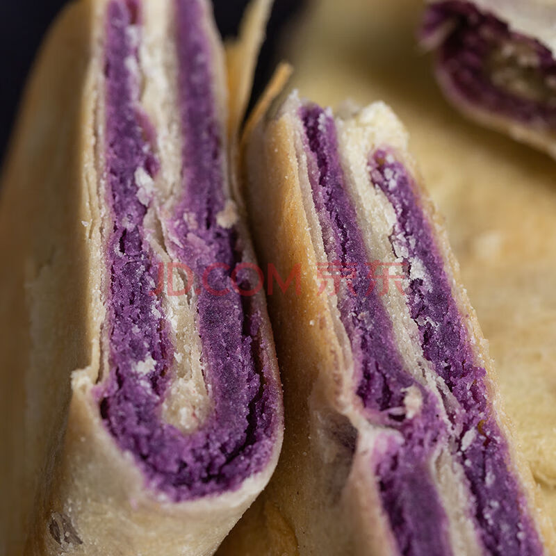 全国网红零食糕点糯叽紫薯芋泥饼晚上解馋饿卡小吃脂热量 紫薯芋泥饼