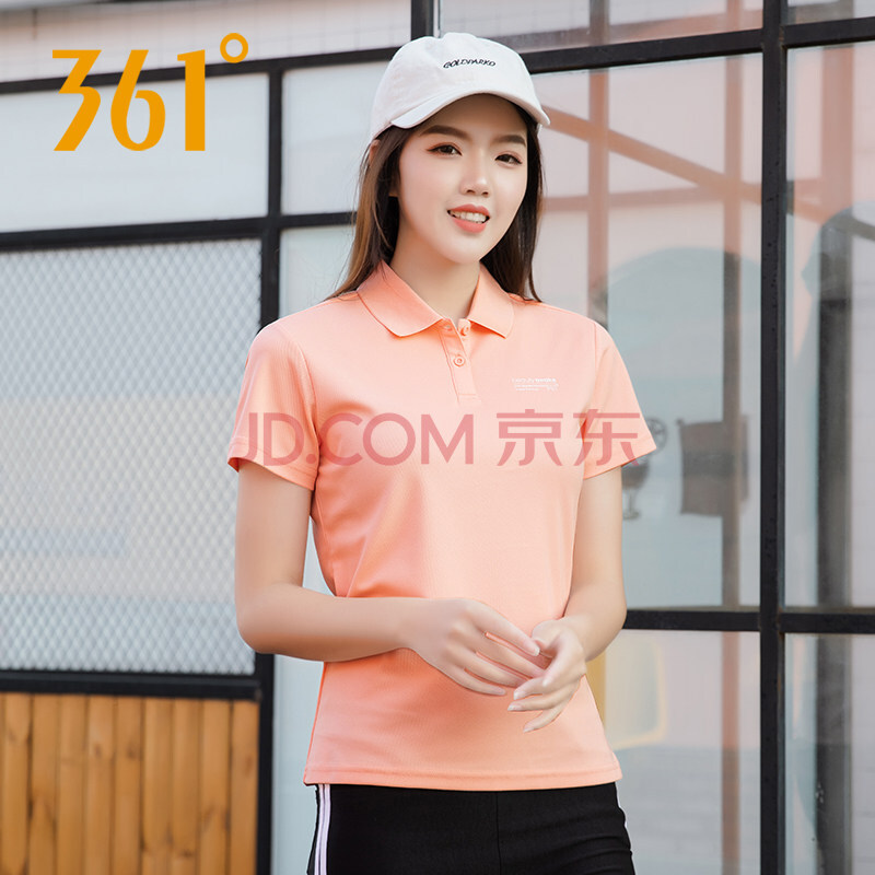 361短袖t恤女夏季女装翻领polo衫官方361度运动短袖女