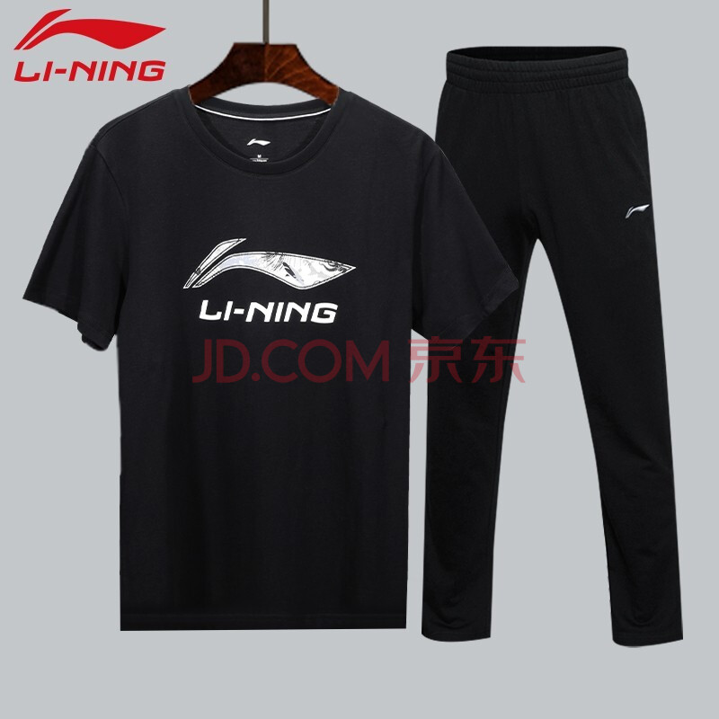 套装品牌短袖t恤运动裤子夏季衣服篮球服运动服男士跑步足球服健身服