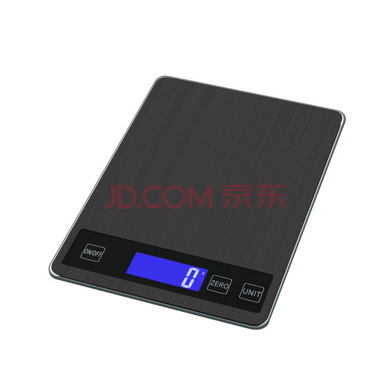 帝衡（DIHENG）厨房称多功能不锈钢秤家用烘焙高精度电子秤英文充电不锈钢黑色