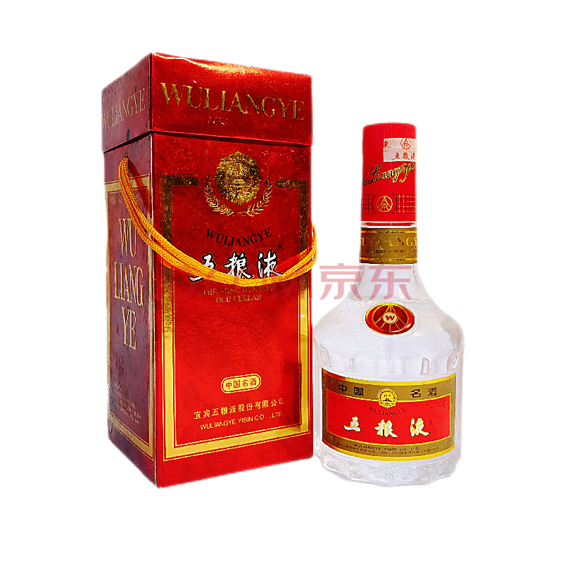 2000年五粮液39度天地盖红盒 375ml 浓香型 陈年老酒