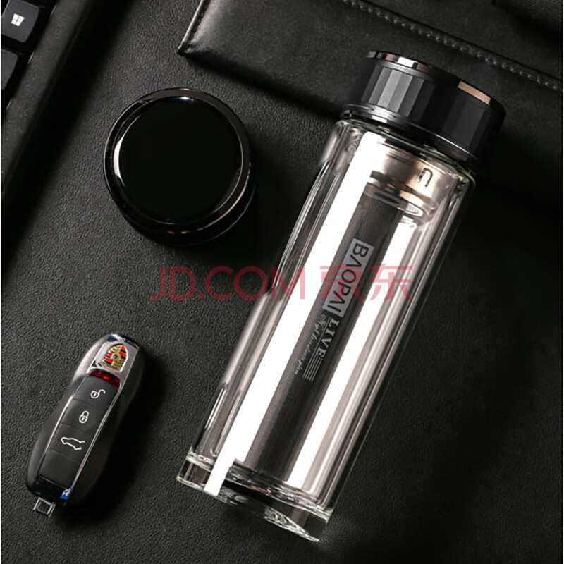 豹牌BP03-G2022双层玻璃杯 杯管高硼硅玻璃 380ml