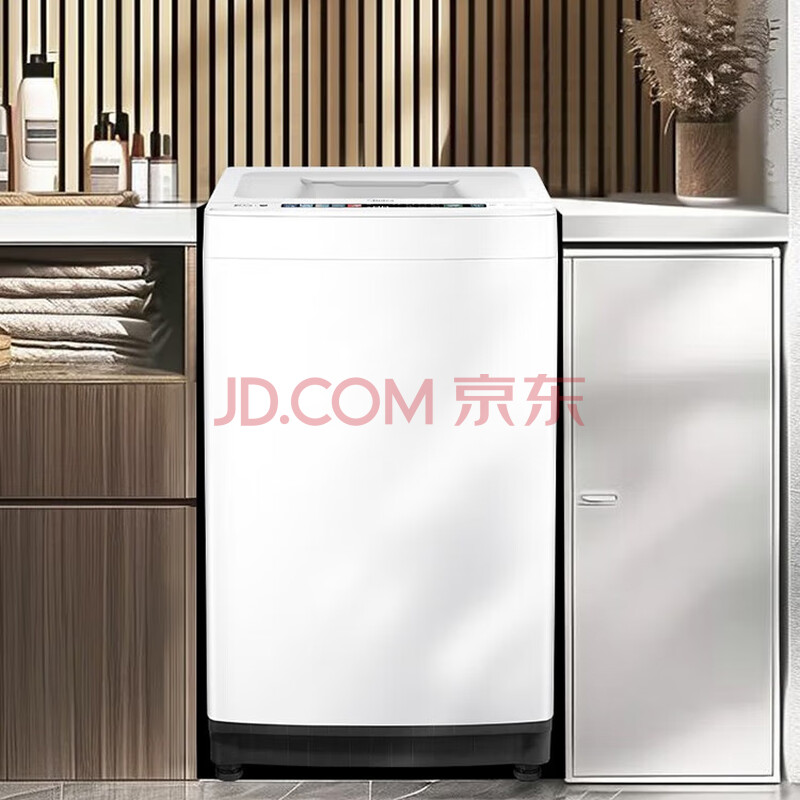 美的（Midea）波轮洗衣机全自动 元气轻氧系列 小白鲸  全擎直驱快净 防变黄科技 无孔内桶 10公斤