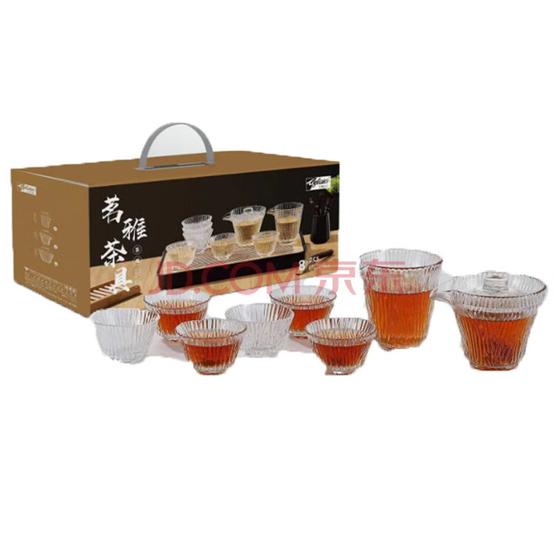 艾格莱雅（Aglaia） 杯具套装 茗雅茶具8件套 A-MY01B/L8 内含18套/箱