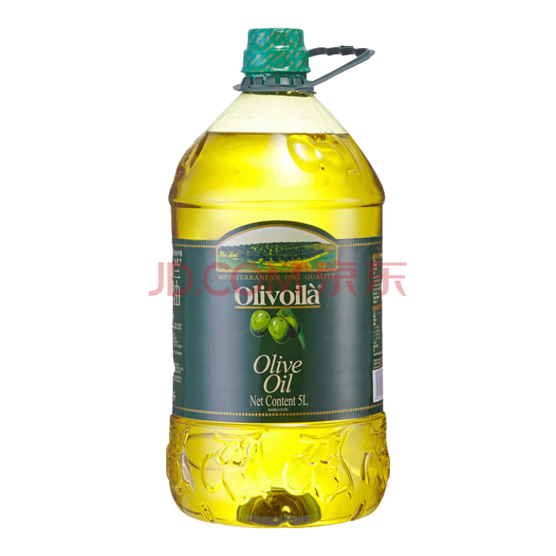 欧丽薇兰 Olivoila 食用油 橄榄油 压榨纯正橄榄油5L 