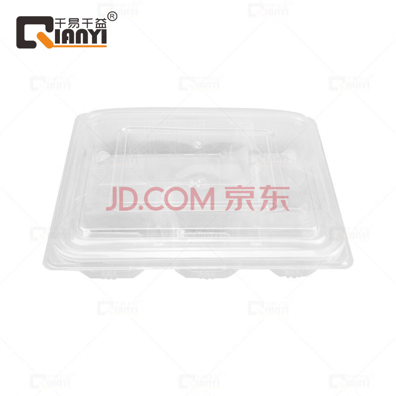 千易千益 QY-Dn/5g 一次性饭盒 五格带盖方形 1000ml 150套/件 单位：件