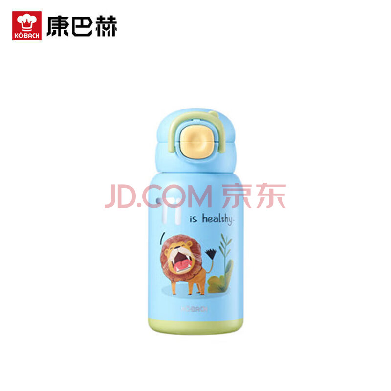 康巴赫钛宝系列双饮儿童钛保温壶500mL（小狮王）KH-B50T03/个