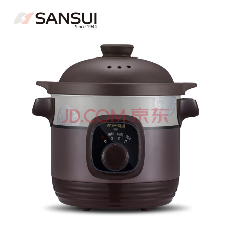 SANSUI电炖锅 机械款 XJD3002机械款SDZ-B1 褐色