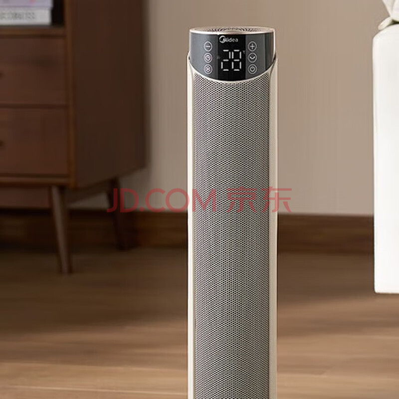 美的（Midea）暖风机家用取暖器石墨烯2024新款冬季神器电暖器小太阳热风机 HFT20WJ 机械式