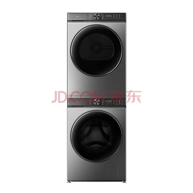 TCL  速净洗烘套装  洗涤烘干套装 智能家电 P5洗烘套装 G100P5-DI+H100P5-B