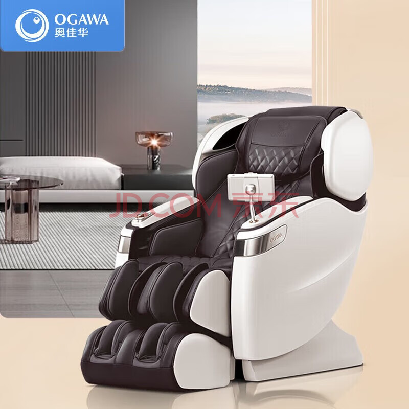 奥佳华（OGAWA）家用按摩椅太空舱全身按摩椅子零重力按摩物御手温感大师椅OG-7598C 复古棕