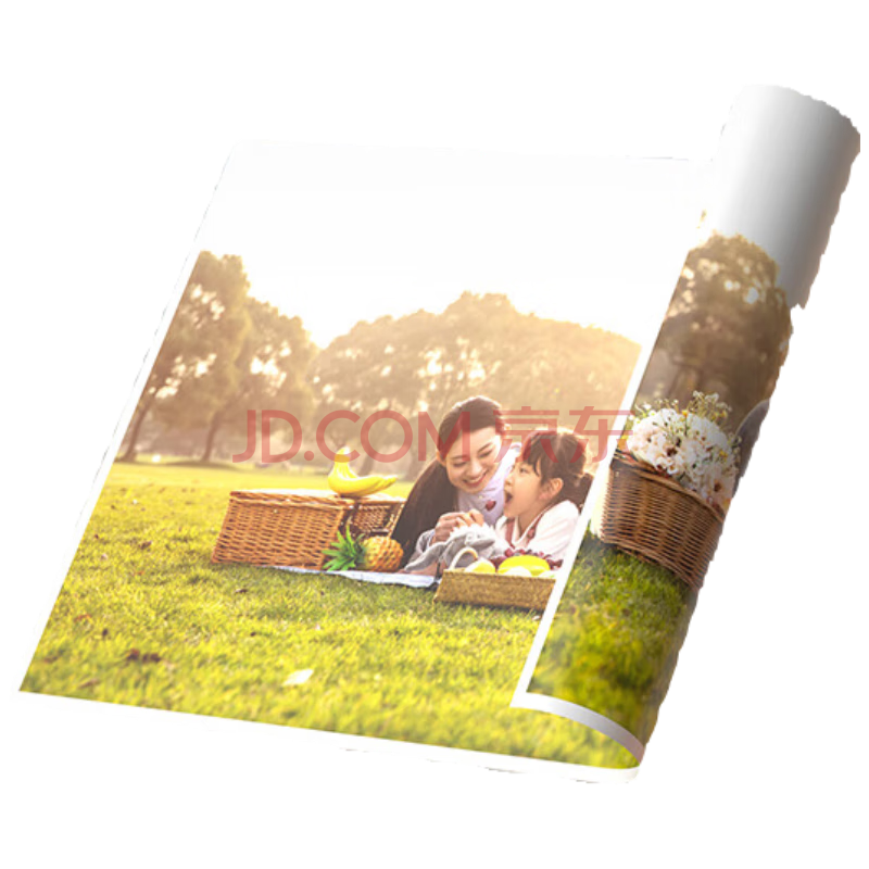得力A4 260g双面高光照片纸 加厚相片打印纸 50张/盒 11827