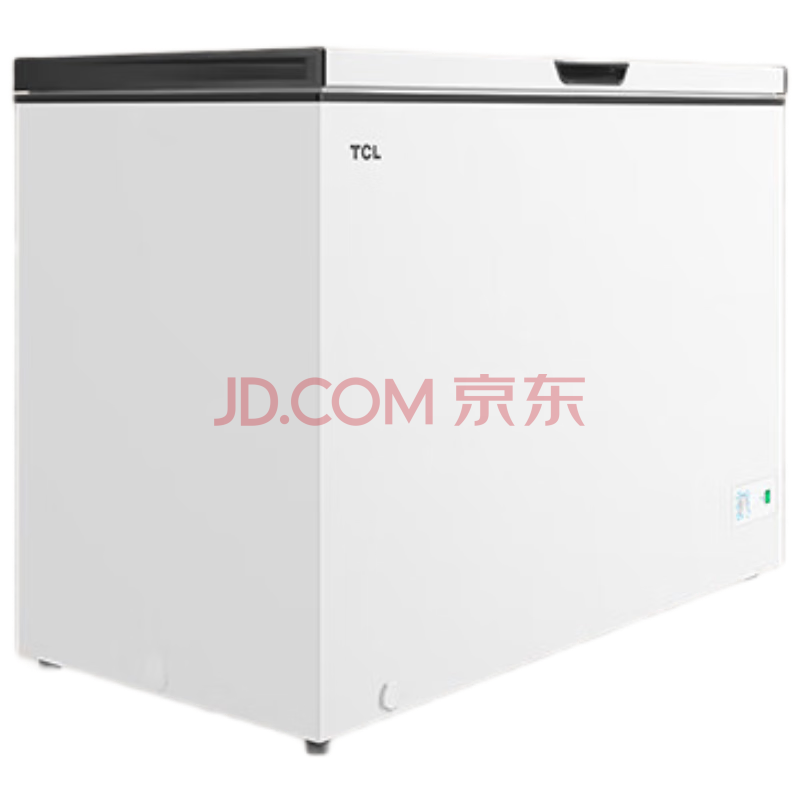 TCL 低霜大容量卧式冷柜冰柜 一级能效节能 白色超薄冰柜小型家用 BD/BC-300KQD 