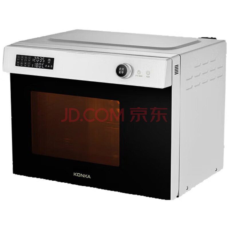 康佳 KONKA 蒸汽烤箱智能高端家用台嵌两用32L蒸烤一体可调蒸汽均匀受热多功能 KZKX-3201