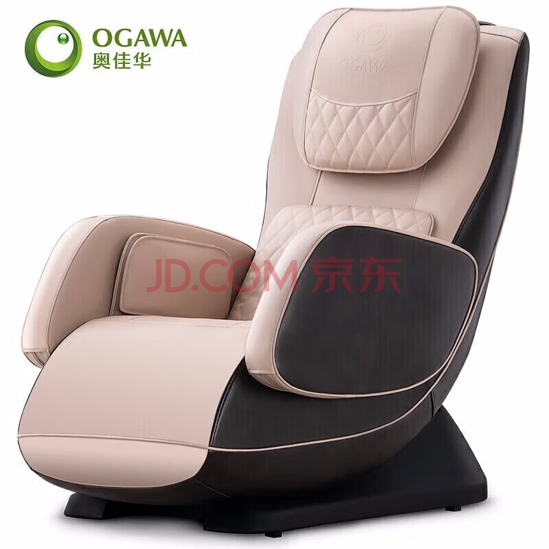 奥佳华（OGAWA）家用按摩椅时尚mini小户型按摩沙发多功能智能电动按摩椅OG-5518悦沙发 米色