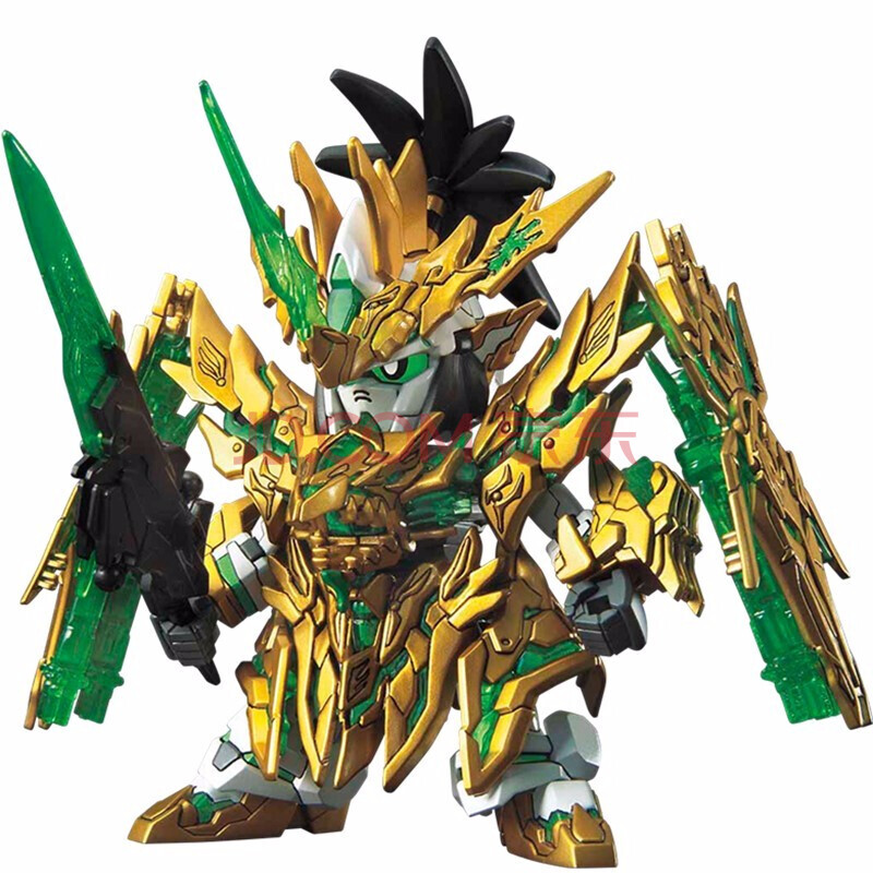 万代(bandai sd 高达三国创杰传2 拼装模型玩具 8cm sd32 龙贤刘备