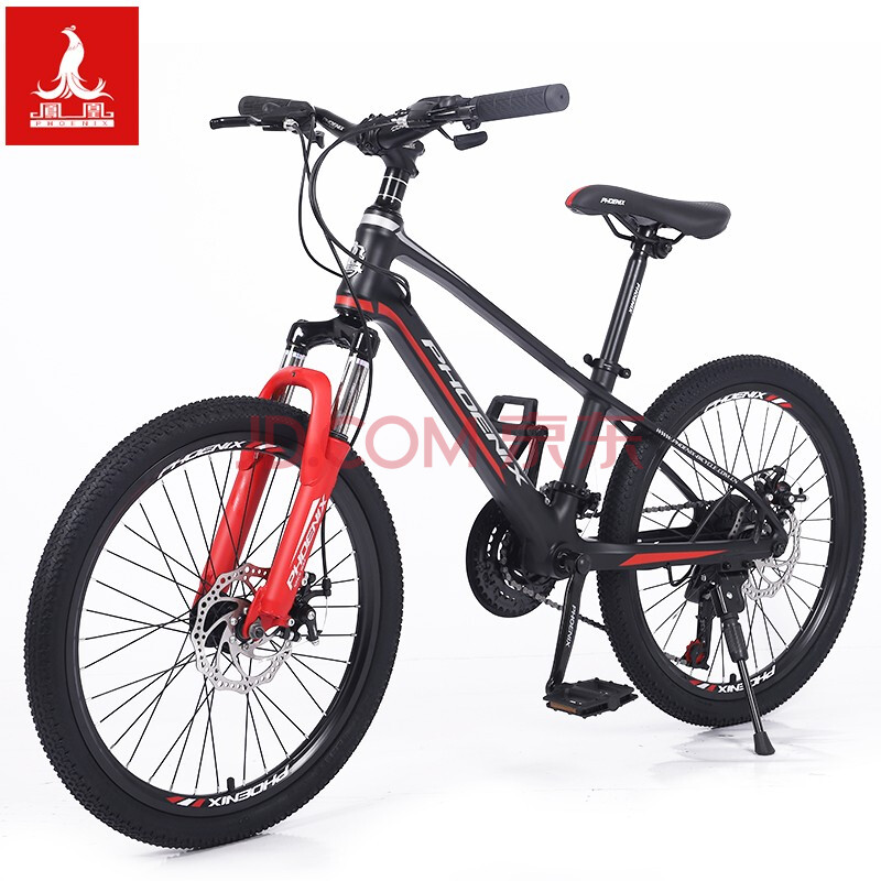 凤凰phoenix凤凰铝合金自行车202224寸儿童山地车小学生男孩女孩变速