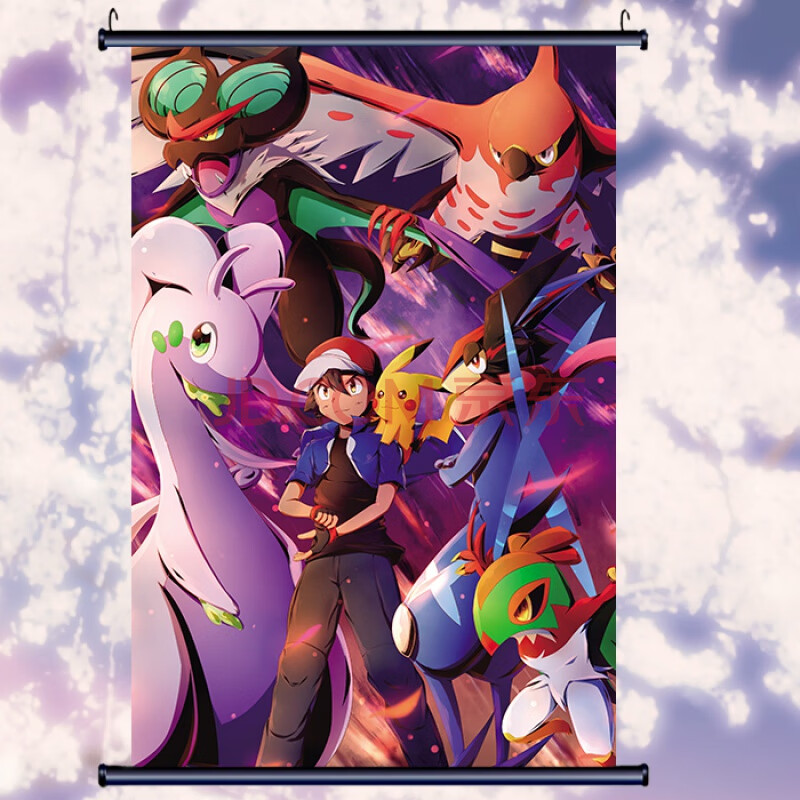 皮卡丘海报 神奇口袋妖怪精灵宝可梦皮卡丘宠物小精灵