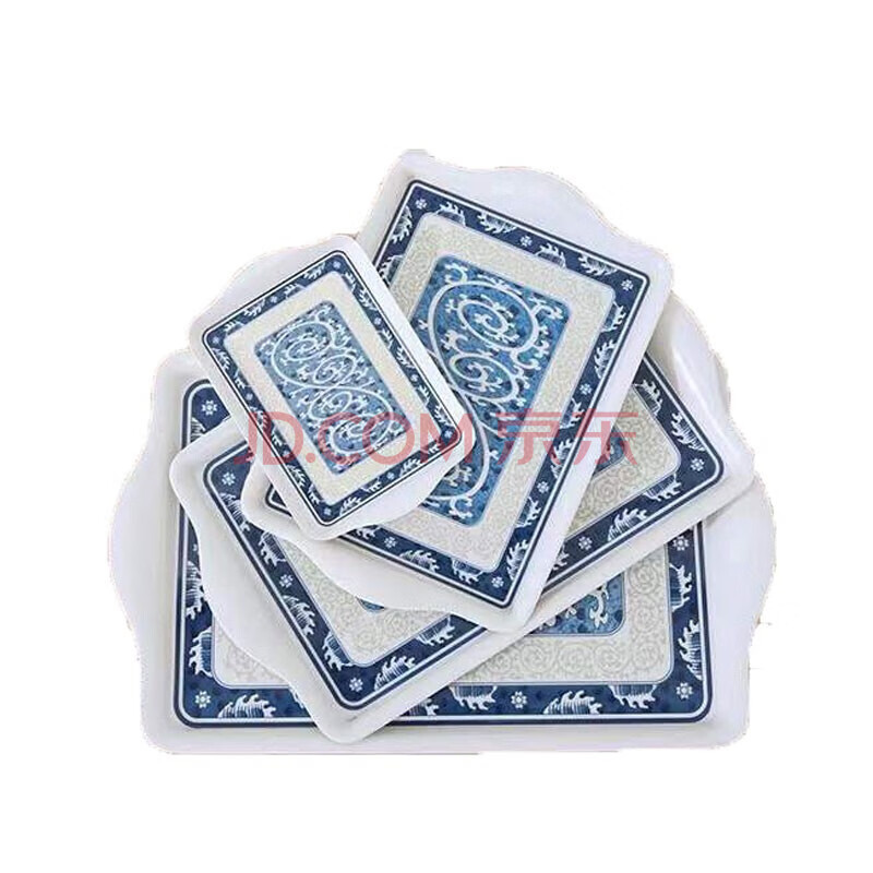 Homeglen 密胺托盘长方形创意茶盘托盘 50*30cm