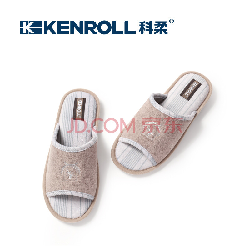 KENROLL¿ÆÈáÄêÇﶬÈíµ×¿ª¿ÚÊÒÄÚÃÞÍÏЬÄоӼҼÒÓÃÃÞЬ Ç³×ØÉ« ÄÐÊ¿40/41