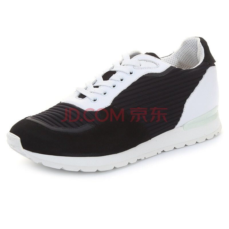 BIKKEMBERGS ±Ï¸ÇÅÁ¿Ë ÄпîºÚÉ«ÑòƤÅäÖ¯ÎïÆ½µ×ϵ´øÐÝÏÐЬ DBR102291 191 43Âë