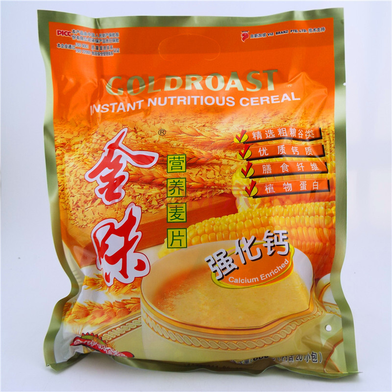 金味 麦片(强化钙味)600g 营养燕麦片早餐即食冲饮品含糖