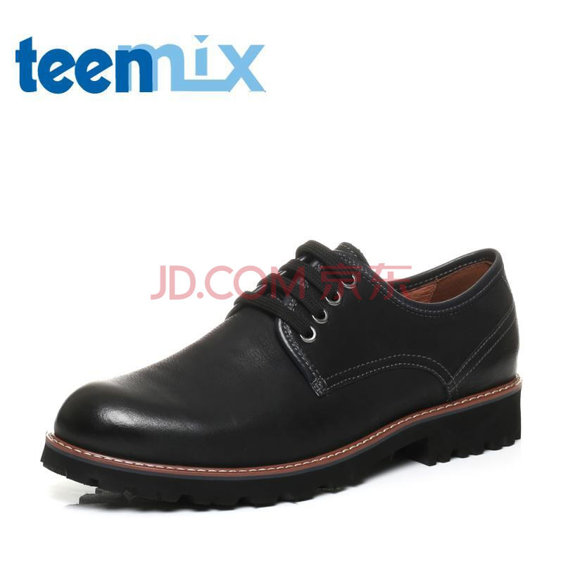 Teenmix/ÌìÃÀÒâÇïר¹ñͬ¿îË¤ÎÆÄ¥É°Å£Æ¤Ïµ´øÐ¬Äе¥Ð¬AZN05CM7 ºÚÉ« 41