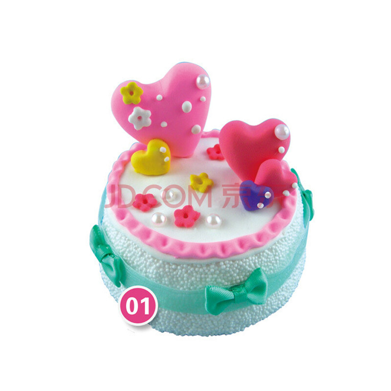 天使彩虹 2015新品迷你蛋糕彩泥名片夹