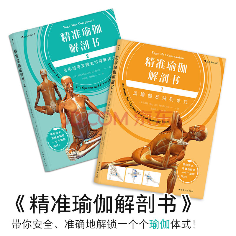 正版 精准瑜伽解剖书12流瑜伽及站姿体式 瑞隆师从艾扬格 般达瑜伽