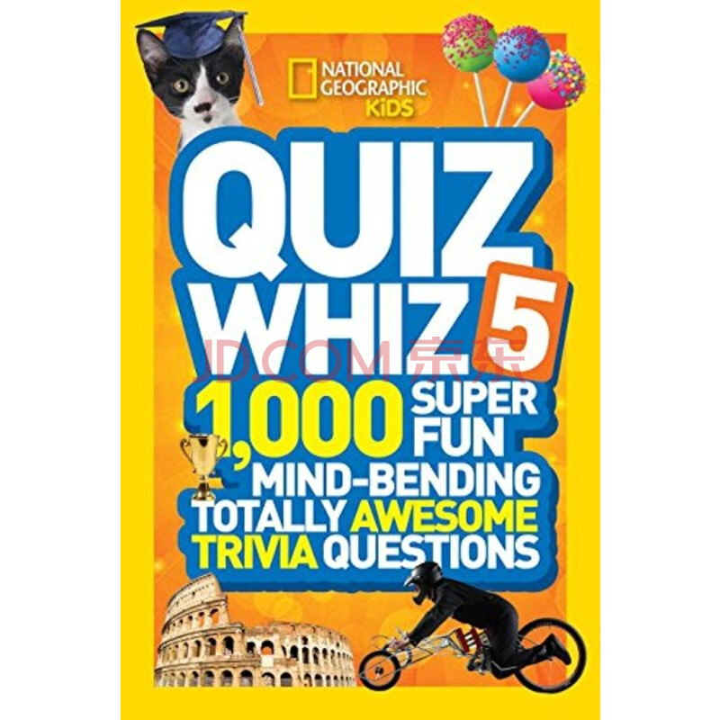 national geographic kids quiz whiz 5: 1,000