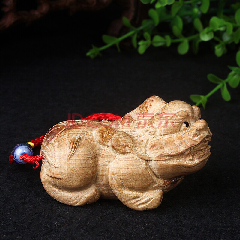 礼品 古董把玩 木色家园 崖柏手把件貔貅木雕精雕手把件文玩雕刻手