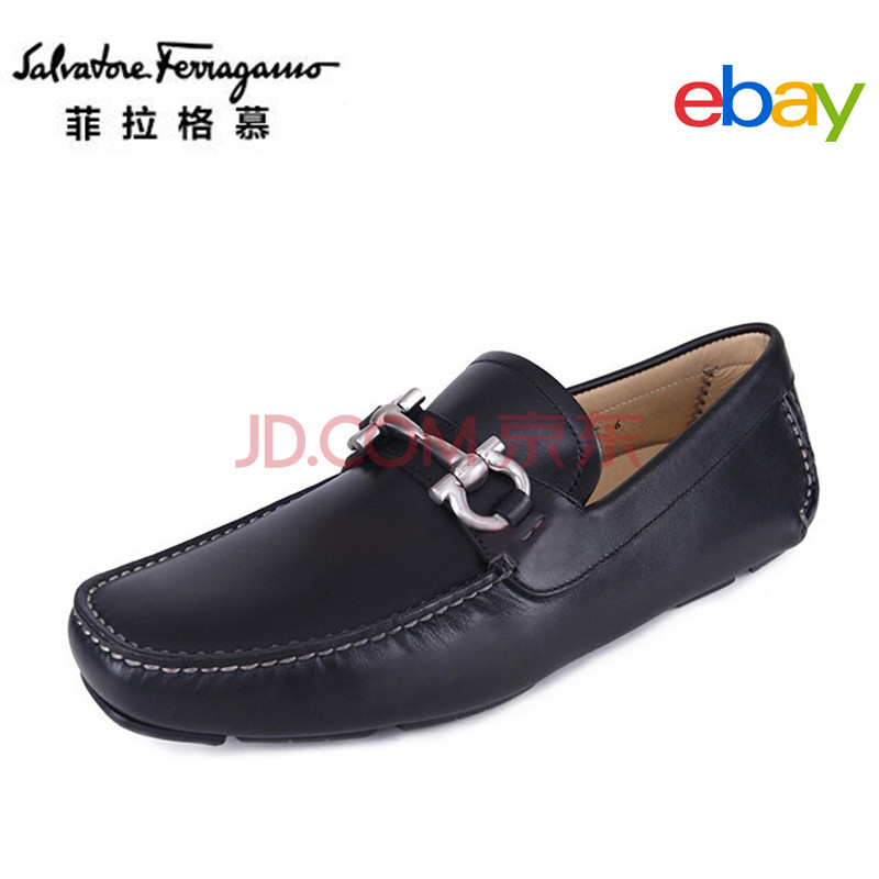 È«Çò¹º ¡¾eBay¾«Ñ¡¡¿Salvatore Ferragamo ·ÆÀ¸ñĽ ÄÐÊ¿ÐÝÏÐÆ¤Ð¬ 0358405-CALF-NERO US6