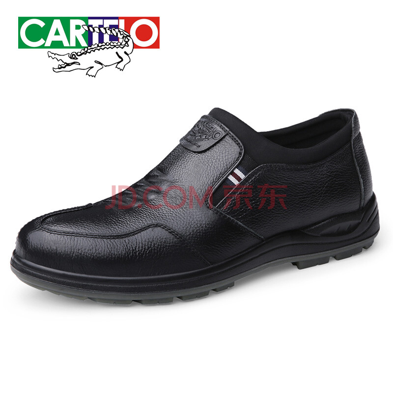 ¿¨µÛÀÖöùÓ㣨CARTELO£©Ê±ÉÐÐÝÏÐЬ×ÓÄÐţƤ¶¹¶¹Ð¬ÄÐÊ¿ÇáÉÌÎñÉðÊ¿µÍ°ïϵ´øÆ¤Ð¬ KDL7D7201 ºÚÉ« 41Âë