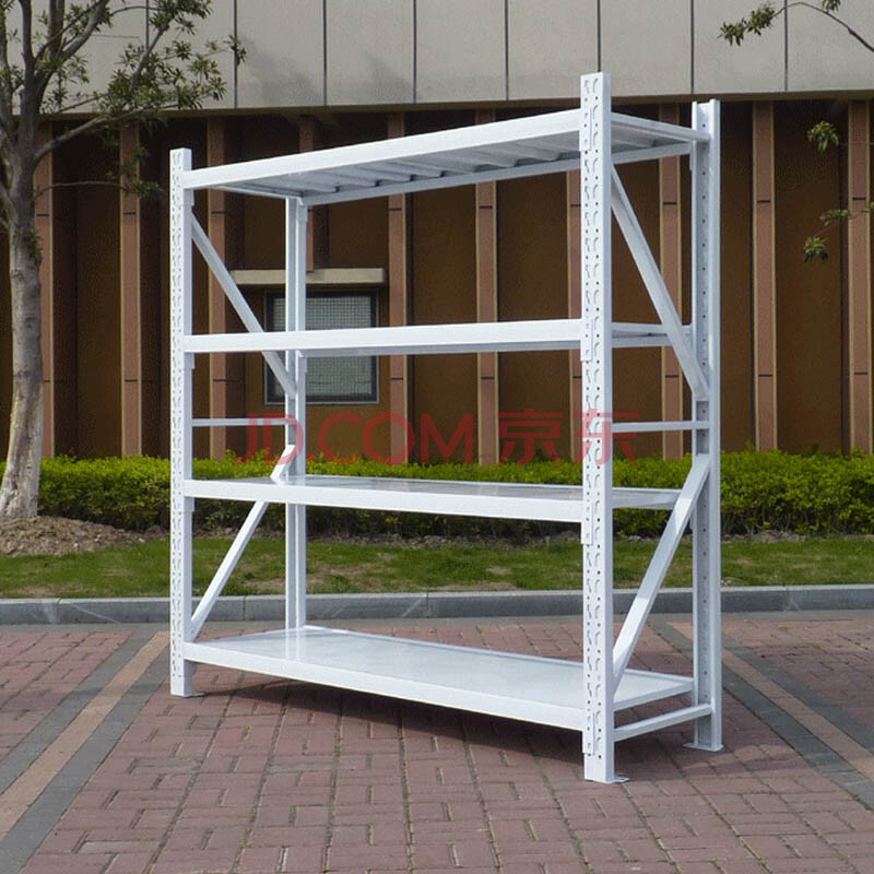 时仁 轻型仓储货架库房展示架储藏架承重 白主架