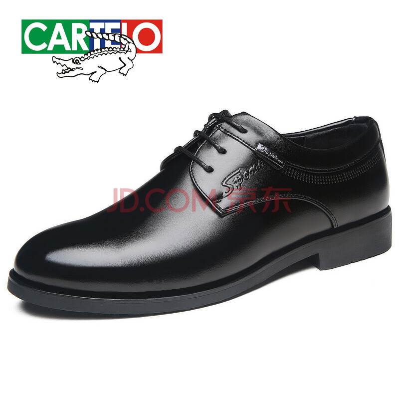 ¿¨µÛÀÖöùÓ㣨CARTELO£©ÉðʿƤЬÄÐÖ°³¡¾«Ó¢Å£Æ¤ÉÌÎñÕýװЬµÍ°ïϵ´ø³±Á÷ÄÐЬ ºÚÉ« 38