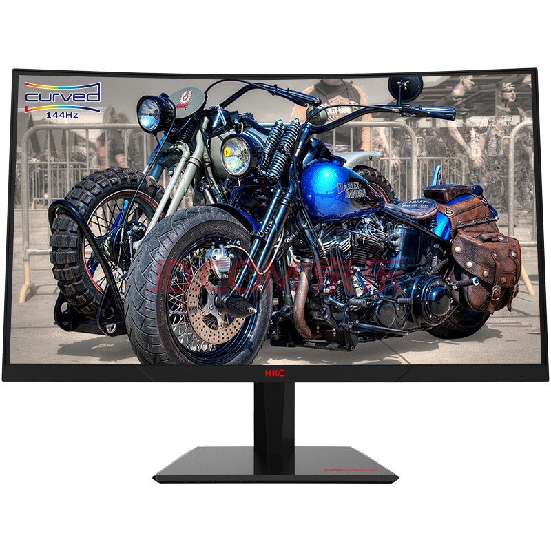 hkc 惠科 g4 plus 23.6英寸144hz刷新va广视角不闪屏1800r曲面吃鸡