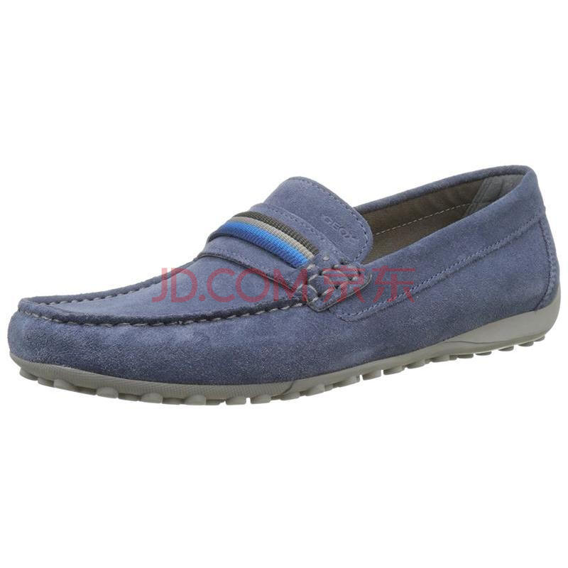 全球購 全球購健樂士(GEOX) M Snake Moc 14 Boat 男日常休閑鞋 Light Navy 標準39/US6