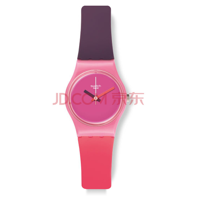 斯沃琪(swatch) 手表原创淑女系列 石英中性表 粉色趣味lp137