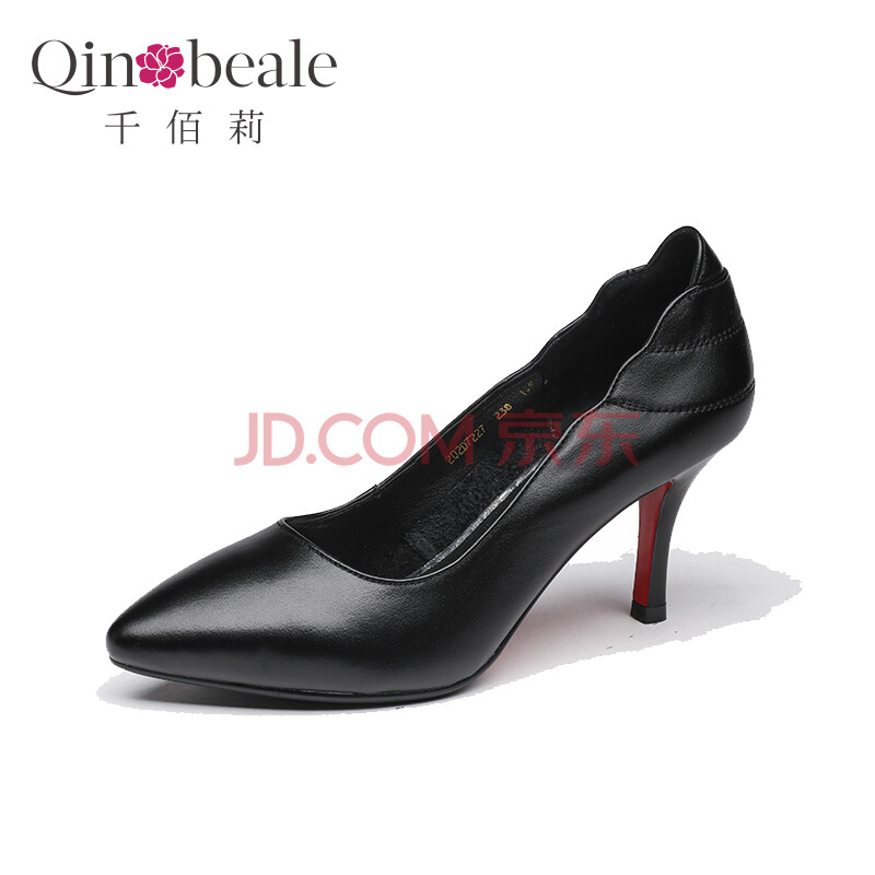 ǧ°ÛÀò Qin&beale ¼òԼϸ¸úµ¥Ð¬Å®Ê¿Ê±ÉÐÖ°Òµ¸ß¸úЬdz¿ÚЬ×Ó 202D7225 ºÚÉ« 38