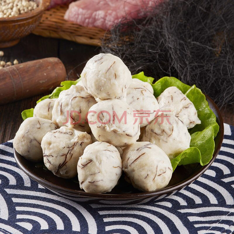 邵子牙火鍋料廈門澳門豆撈鼓浪嶼小吃新鮮豬肉丸 發財丸190g 190g